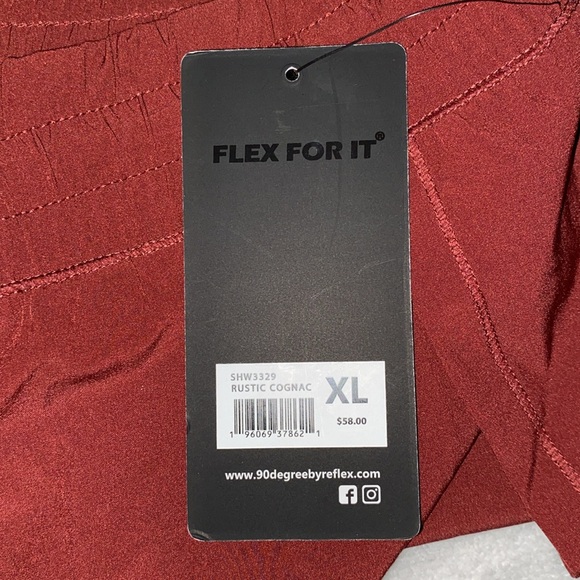 Woman’s 90 degrees flex for it shorts XL rustic cognac NWT - Picture 7 of 8